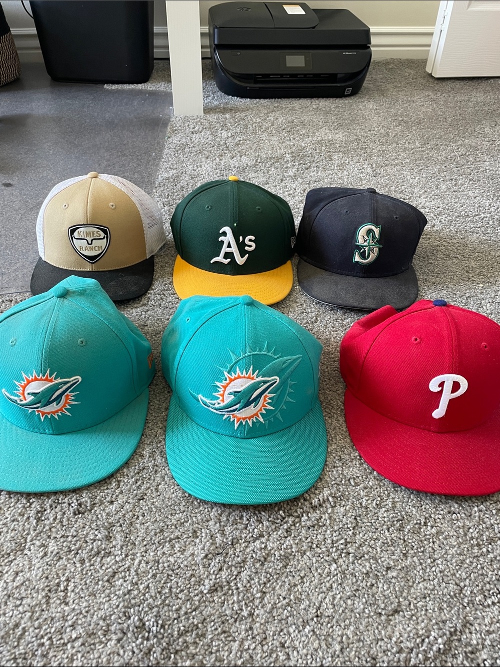 6 Hat Lot - MLB